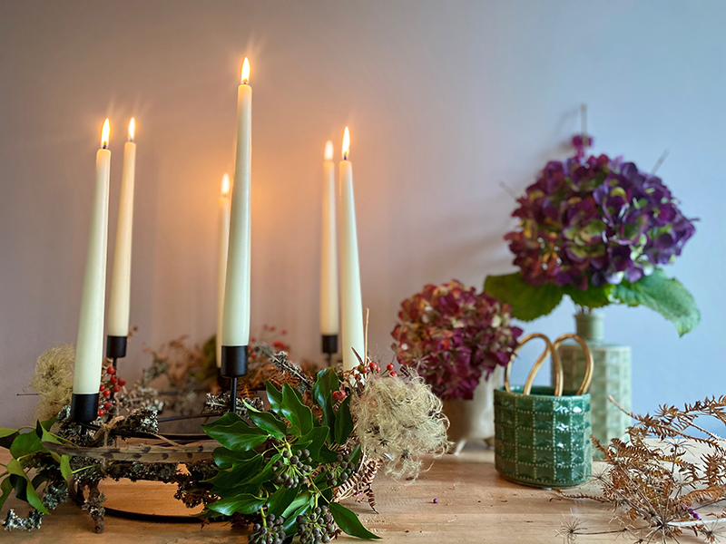 Decorated Candle Holder