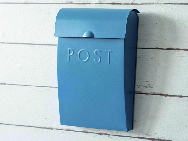 Post Box in Lulworth Blue