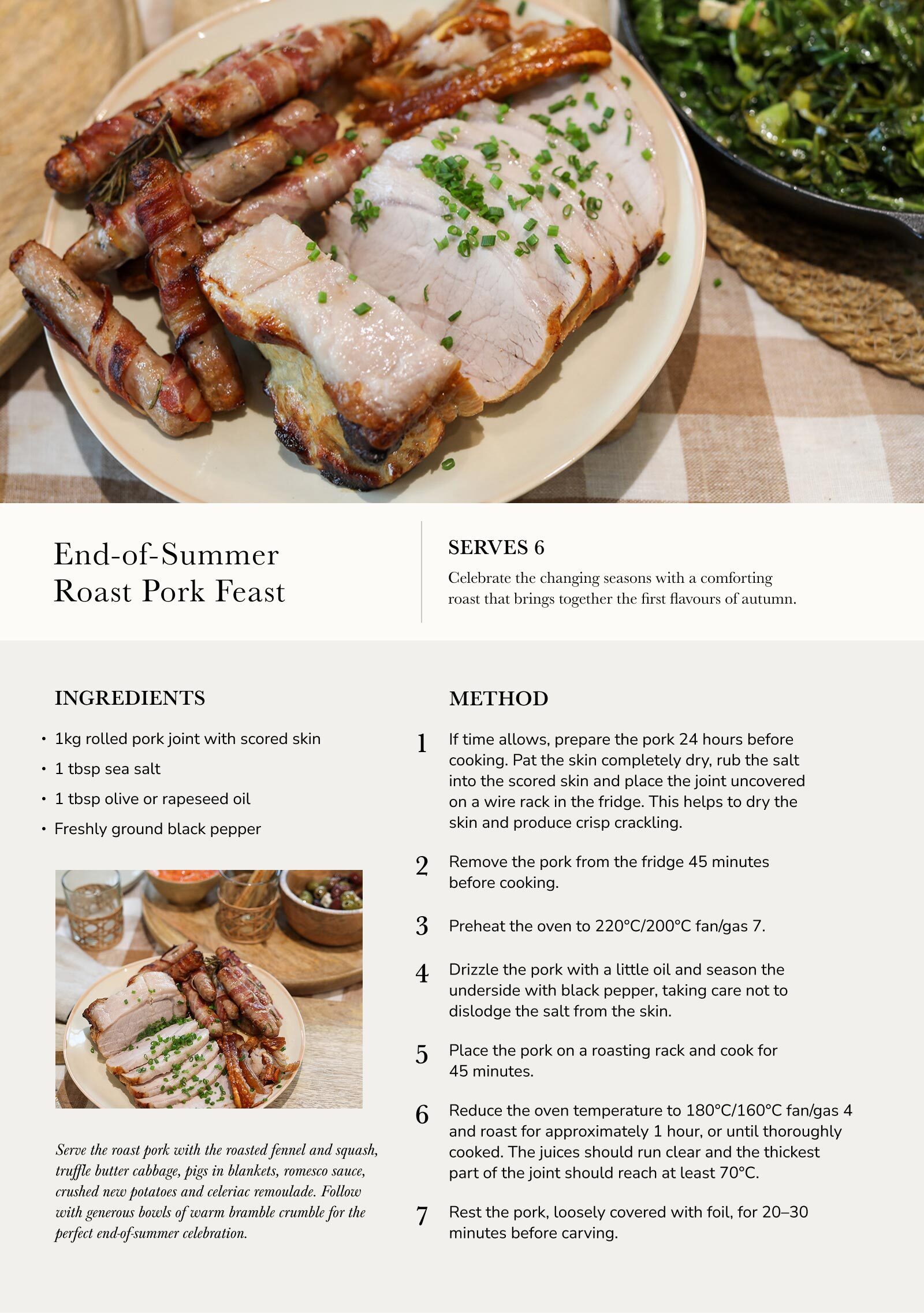 James Strawbridge x Garden Trading Garden End-of-Summer Roast Pork Feast